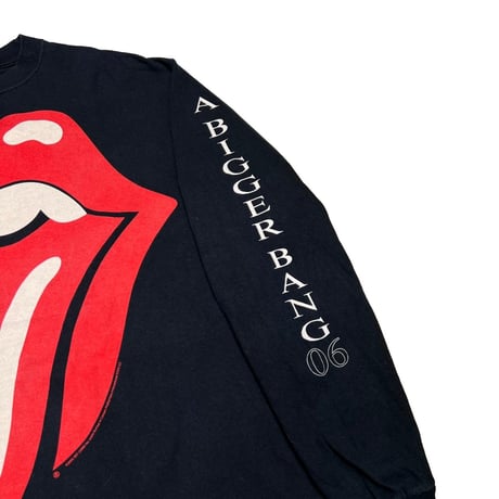 ROLLING STONES 2006 A BIGGER BANG LIP & TONGUE LS anvil LARGE 7641
