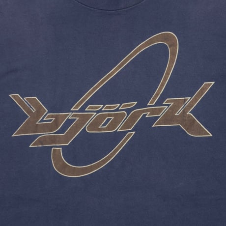 bjork 1993 LOGO NAVY FRUIT OF THE LOOM LARGE 6837