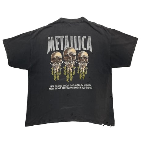METALLICA PUSHEAD FIXXER RELOAD TOUR 98 BROOKS TAG XL 7777