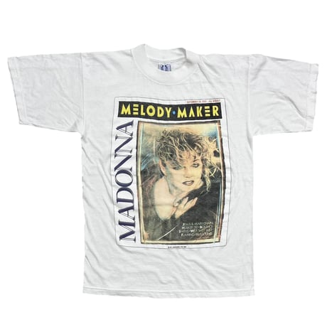MADONNA 1990 MELODY MAKER WHITE SIERRA TEEZ LARGE 6388