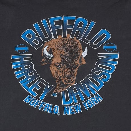 HARLEY DAVIDSON CHROME FLAMING LOGO BUFFALO XL 9129