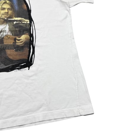 NIRVANA KURT COBAIN MEMORIAL SUN IS GONE WHITE FITS XL 6990