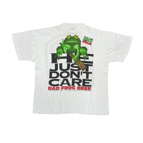 BUDWEISER BOOTLEG BAD FROG BEER TEE GYM STONE APPAREL XL