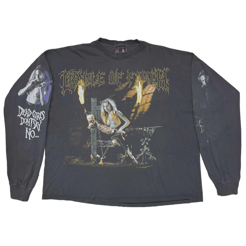 CRADLE OF FILTH DEAD GIRLS DON'T SAY NO LS XL 4