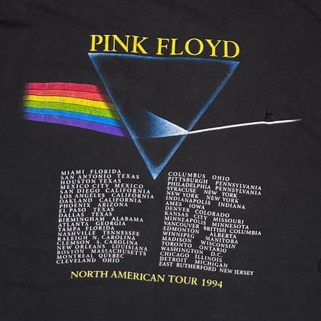 PINK FLOYD NORTH AMERICAN TOUR DARK SIDE OF THE MOON BROCKUM XL 7820