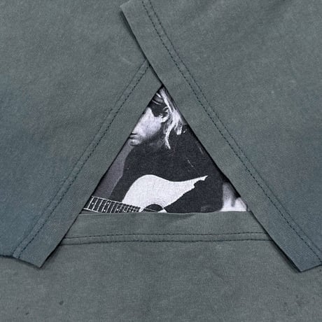 NIRVANA 1997 KURT COBAIN PORTRAIT GREEN GIANT BY TULTEX XL 3663