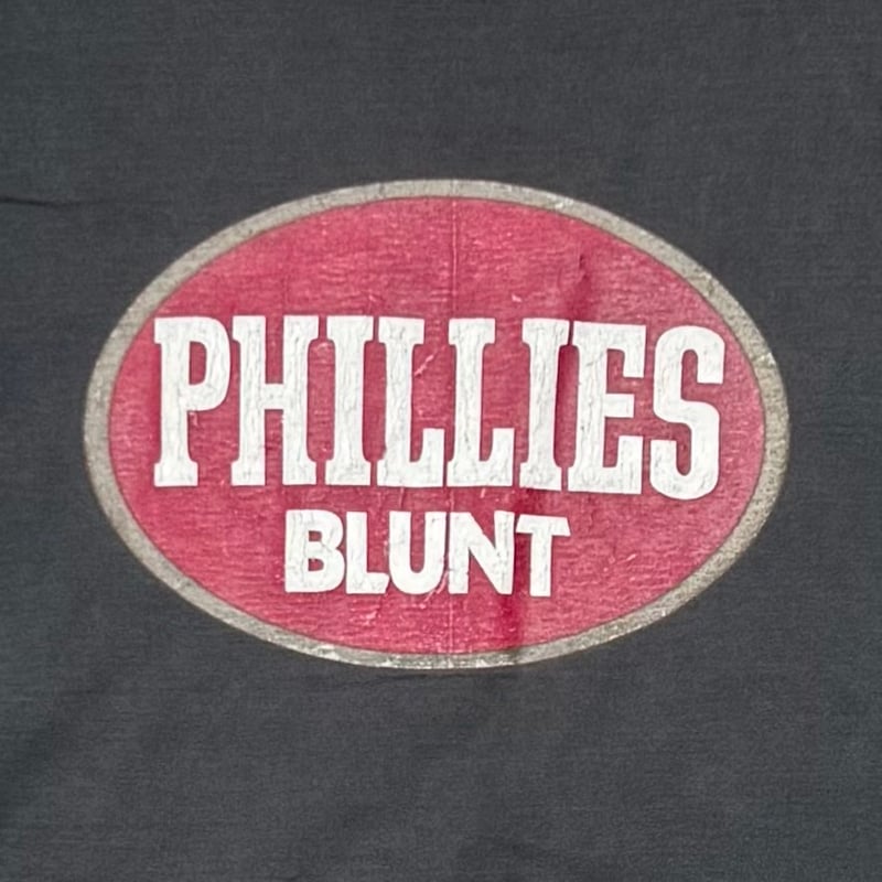 PHILLIES BLUNT 特大メタル 看板 vintage PHILLIES BLUNT Guaranteed Fresh Smoke anvil XL