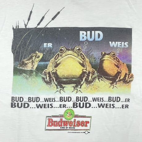 Budweiser 1995 3 FROGS BUD...BUD...WEIS WHITE XL 2700