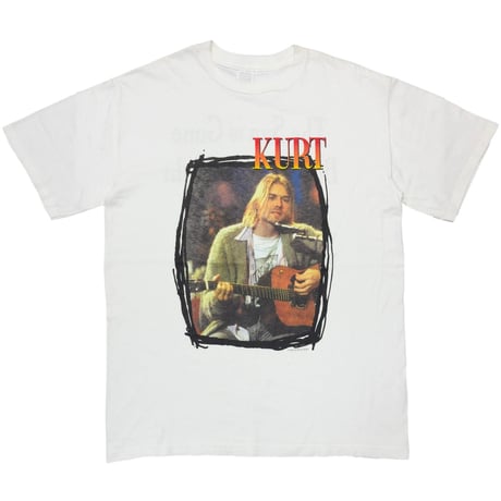 NIRVANA KURT COBAIN MEMORIAL MTV UNPLUGGED THE SUN IS GONE WHITE LARGE 8532