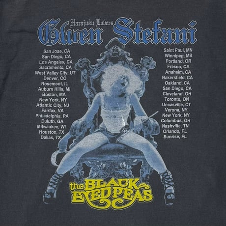 GWEN STEFANI THE BLACK EYD PEAS RAP GRAPHIC NO DOUBT FITS LARGE 4034