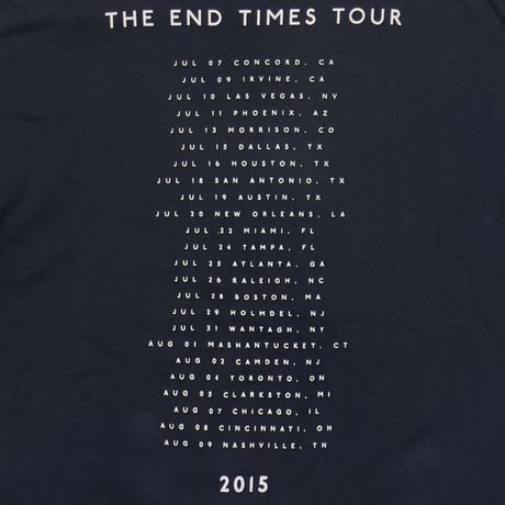 MARILYN MANSON 2015 THE END TIMES TOUR GILDAN XL 6571
