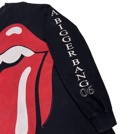 ROLLING STONES A BIGGER BANG LIP & TONGUE 2005-06 LS MEDIUM 4881