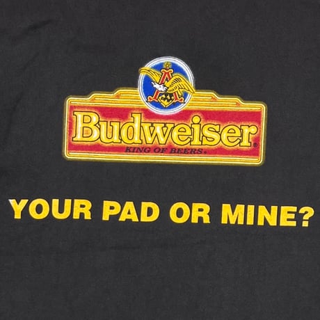 Budweiser YOUR PAD OR MINE ? DOUBLE SIDE CHANGES LARGE 2714