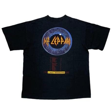 DEF LEPPARD ADRENALIZE THE 7-DAYS WEEKEND TOUR GIANT BY TEE JAYS XL 8323