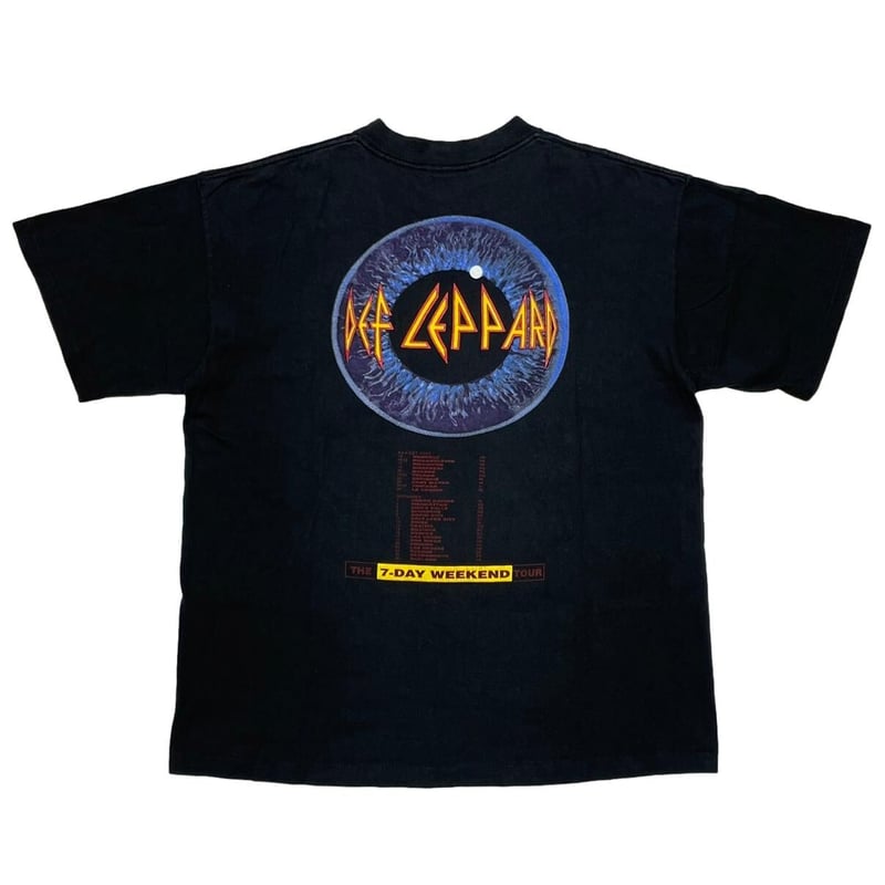 フェイド感Journey Def Leppard 2018 ツアーTシャツ Apparel - Def