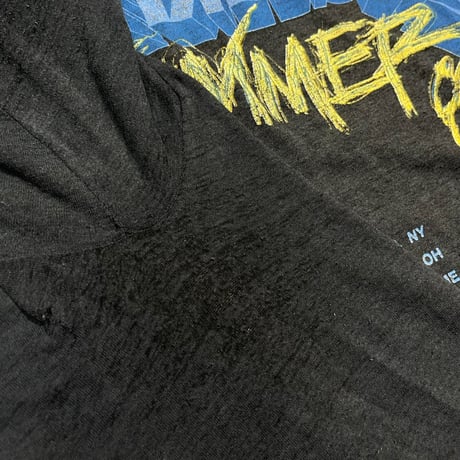 METALLICA 1988 DAMAGED JUSTICE PUSHEAD TOUCH OF GOLD XL 2766