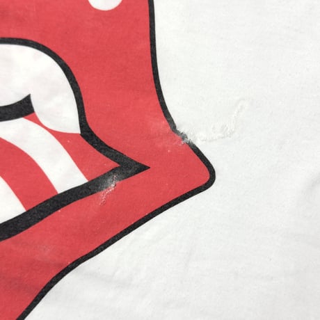 THE ROLLING STONES AMERICAN LIP & TONGUE TOUR 94/95 WHITE BROCKUM LARGE 7865