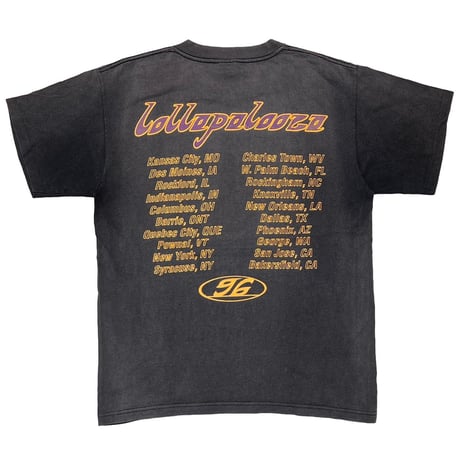 LOLLAPALOOZA 1996 FES FADED BLACK MURINA LARGE 8655