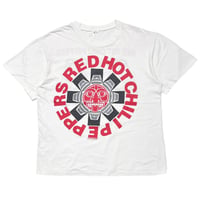 RED HOT CHILI PEPPERS 1991 DOUBLE SIDE Aztec WHITE AUSTRALIA LARGE 6451