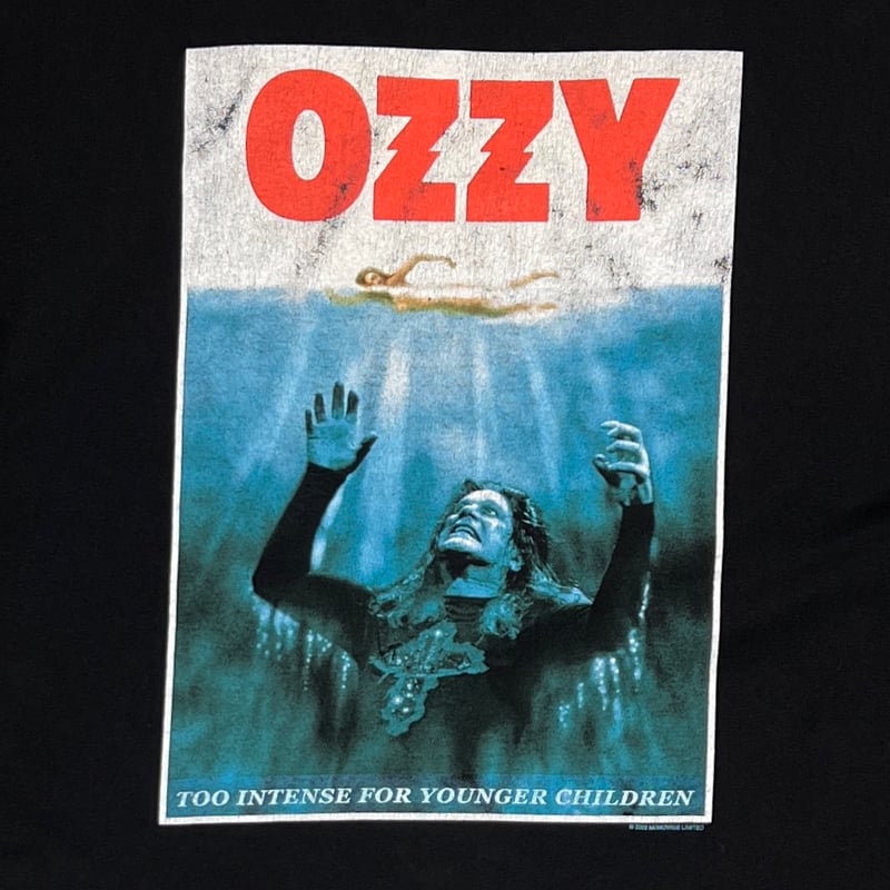 ozzy様 Ozzy Osbourne Angel Wings Black Adult S/S Tshirt 6Xl