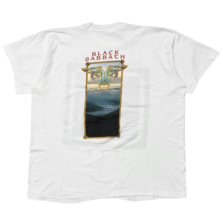 BLACK SABBATH 1990 TYR TOUR WHITE EURO XL 8382