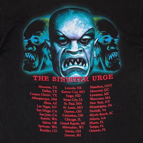 ROB ZOMBIE 2001THE SINISTER URGE TOUR ALL SPORT XL 5129
