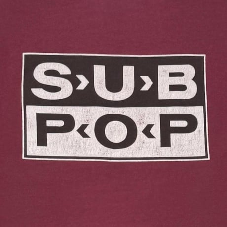SUB POP LOSER LOGO WINE RED FITS M-L 6602