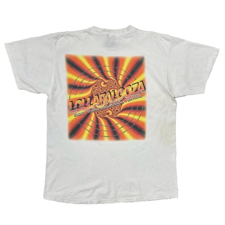 LOLLAPALOOZA 1995 WHITE GIANT BY TULTEX XL 0899