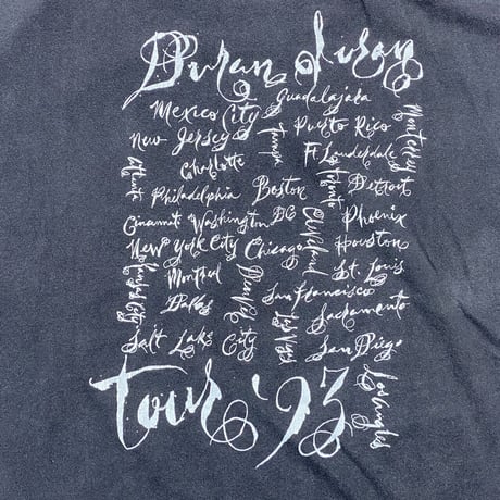 DURAN DURAN TOUR '93 TEE BROCKUM XL 7009