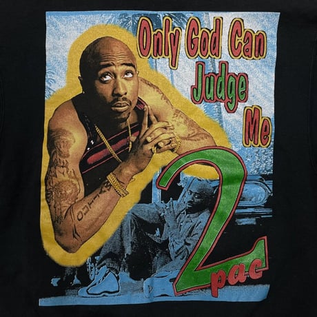 2PAC ONLY GOD CAN JUDGE ME RAP DESIGN CREWNECK SWEAT BVD XL 4085