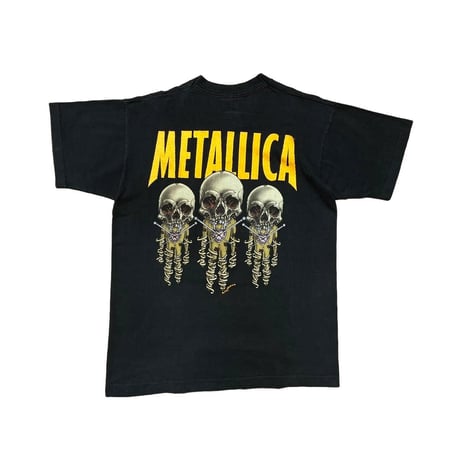 METALLICA 90s PUSHEAD FIXXXER TEEFRUIT OF THE LOOM LARGE 5679