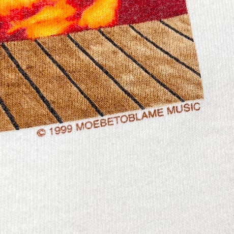 RED HOT CHILI PEPPERS CALIFORNICATION 1999 RINGER WHITE NAVY LARGE 1492