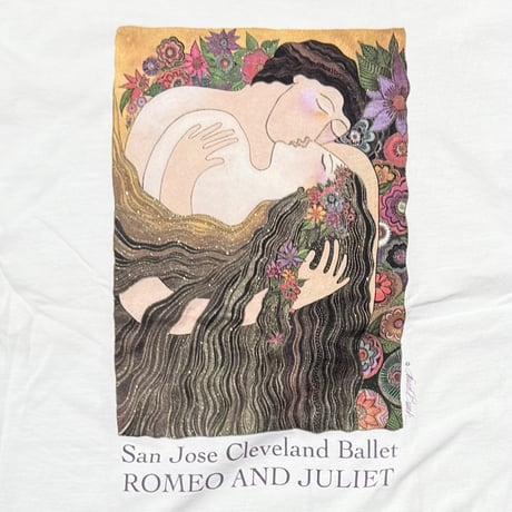 ROMEO AND JULIET San Jose Cleveland Ballet WHITE Hanes LARGE 9719