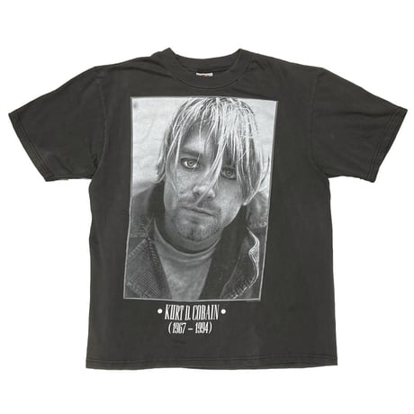 NIRVANA KURT COBAIN MEMORIAL BLACK ACME XL 9353