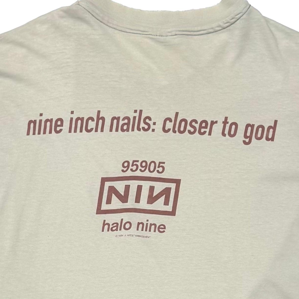 NINE INCH NAILS 1994 CLOSER TO GOD HALO NINE SA