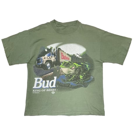 Budweiser 1995 KING OF BEERS GREEN FITS XL 1880