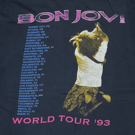 BON JOVI KEEP THE FAITH WORLD TOUR '93 FITS XL 1400
