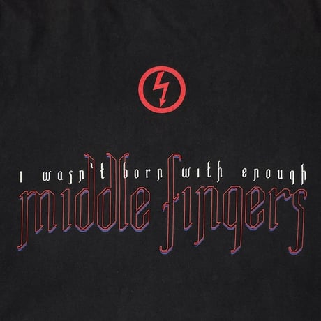 MARILYN MANSON MIDDLE FINGER ROCK TOPS WINTER LAND XL 0688