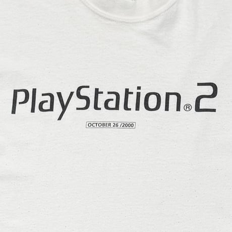 SONY PLAY STATION 2 2000 COMPANY PROMO WHITE GILDAN XL 3227
