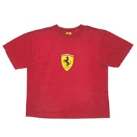 FERRARI EMBLEM DOUBLE SIDE RED XL 0433