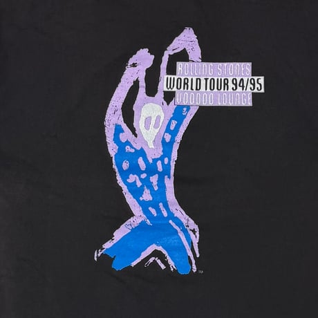 THE ROLLING STONES VOODOO LOUNGE PURPLE SPIKE TONGUE BROCKUM XL 5568