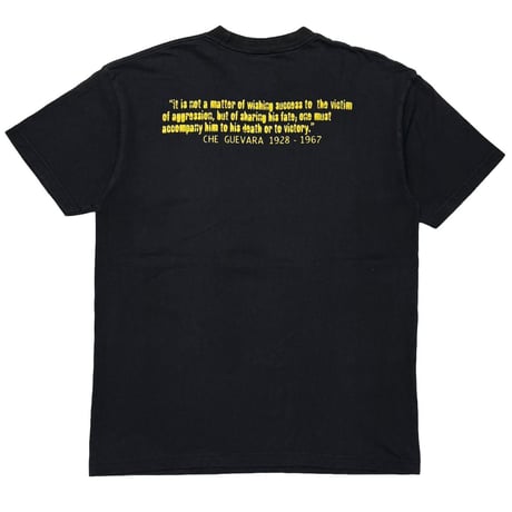 RAGE AGAINST THE MACHINE CHE GUEVARA BACK YELLOW TEXT BLACK GIANT LARGE 5135