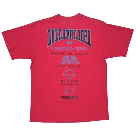 LOLLAPALOOZA 1994 MUSIC FESTIVAL RED giant BY TEE JAYS XL 3103