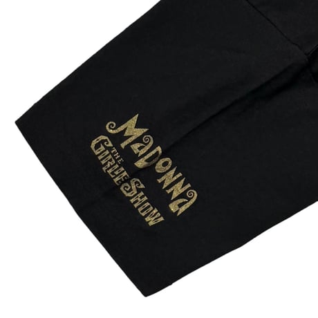 MADONNA THE GIRLIE SHOW BLACK HANES LARGE 5099