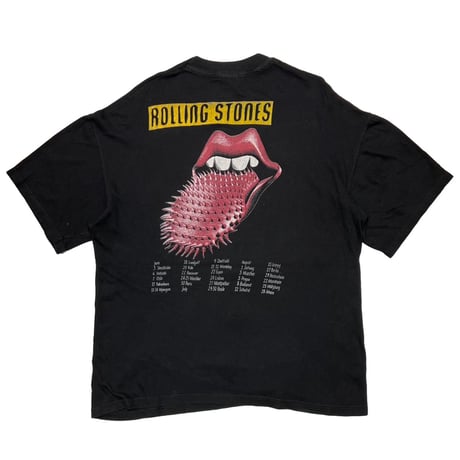THE ROLLING STONES VOODOO LOUNGE BACK SPIKE TONGUE HANES LARGE 5896