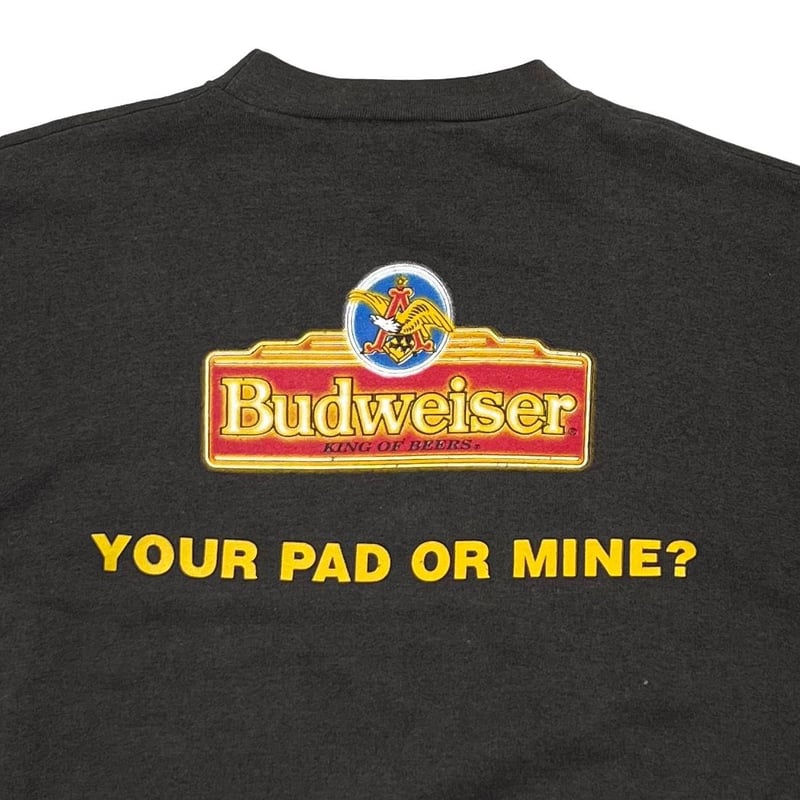 Budweiser 3FROGS YOUR PAD ON MINE? CREWNECK SWE