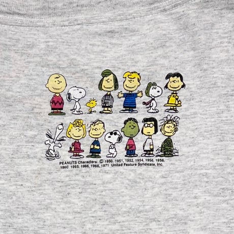 PEANUTS ORIGINAL GRUNGE GREY XL 5430