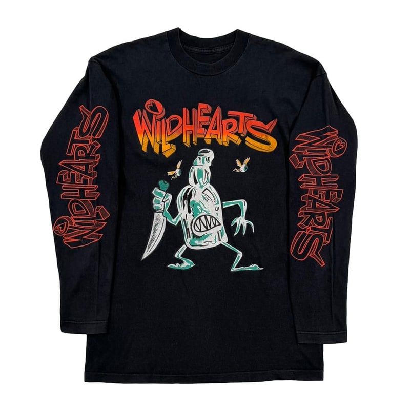 THE WILDHEARTS DOUBLE SIDE CARTOON PRINT LS FIT