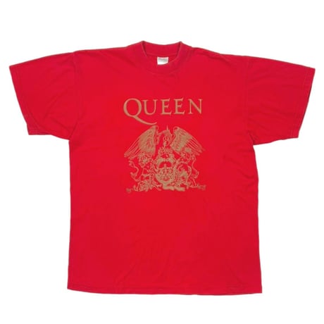 QUEEN GOLD EMBLEM RED BG XL 9932