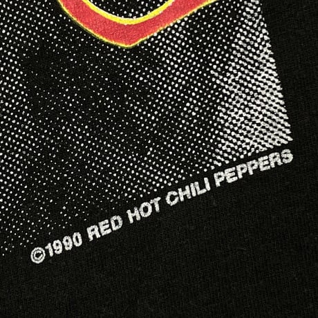 RED HOT CHILI PEPPERS 1990 MEMBER PORTRAIT CURVING LOGO GINAT LARGE 3245